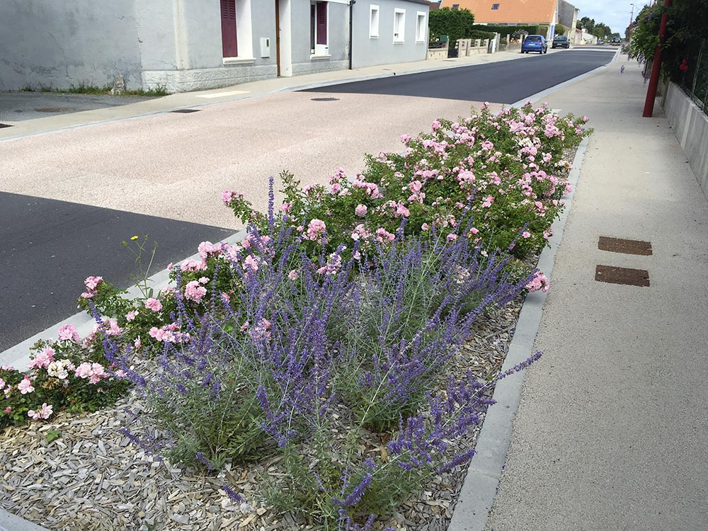 Aménagement d'une rue de Grosbreuil