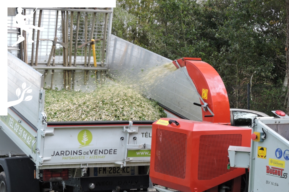 elagage et recyclage des arbres en vendée